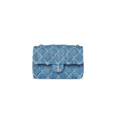 CHANEL DENIM CLASSIC FLAP BAG AS1559 (25*16*9cm)